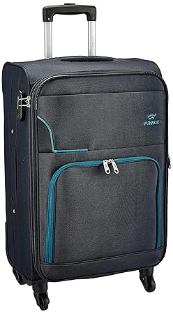 Princeware Basel Polyester 58 cms Navy Blue Softsided Cabin Luggage (6735 -BL)
