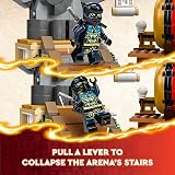 LEGO NINJAGO Tournament Battle Arena 71818 Kai Jay Sora Cinder Wolf Mask view 4