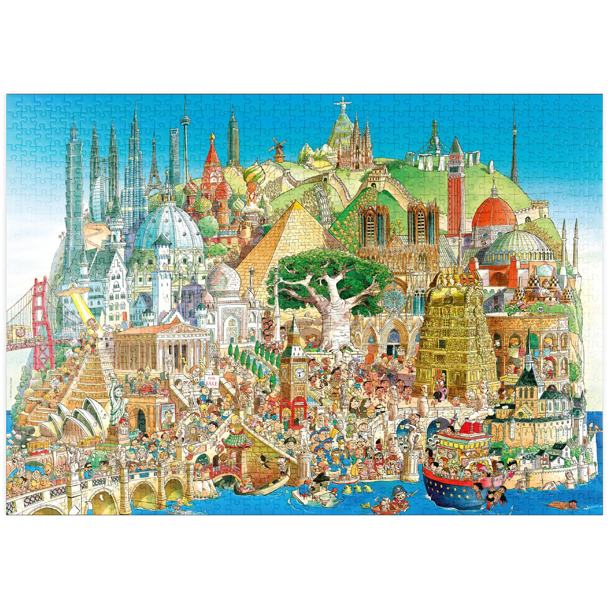 Global City - Hugo Prades - Premium 1000 pieces Puzzle - MyPuzzle special collection from Heye Puzzle