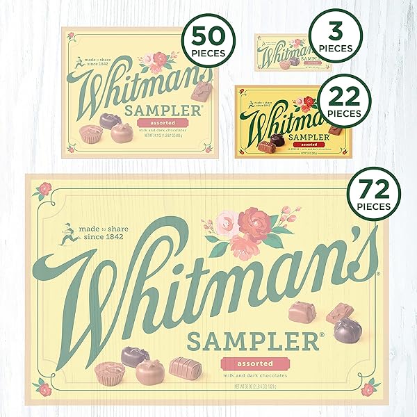 WHITMAN’S SAMPLER MOTHER’S DAY ASSORTED CHOCOLATES, 10 OUNCE (22 PIECES)