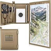 GORELAX Military Map Case &amp; Tactical Map Pouch with MOLLE, Waterproof TPU Holder - Map Board for Land Navigation, Hiking &amp; Patrol