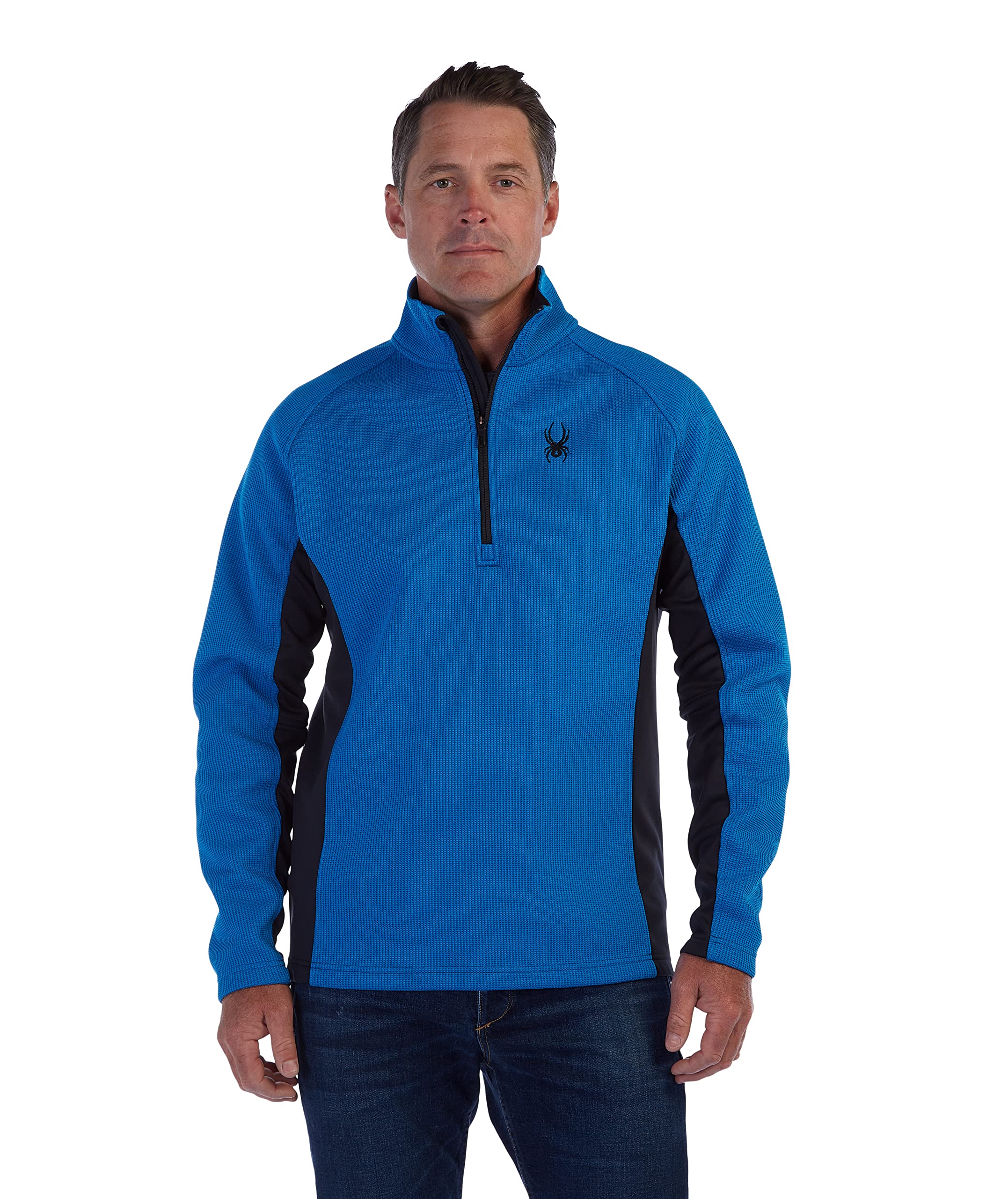 Spyder Men's Outbound Fleece Jacket, Medium Blue, M UK