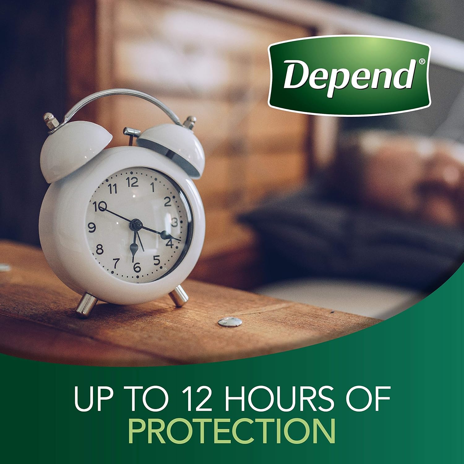 Depend Night Defense Incontinence Underwear for Women, Disposable, Overnight, Medium, Blush, 60 Count (4 Packs of 15) (Packaging May Vary): Health & Personal Care