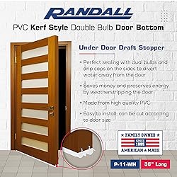 36" Kerf Slide-in Double Bulb Seal Weatherstrip