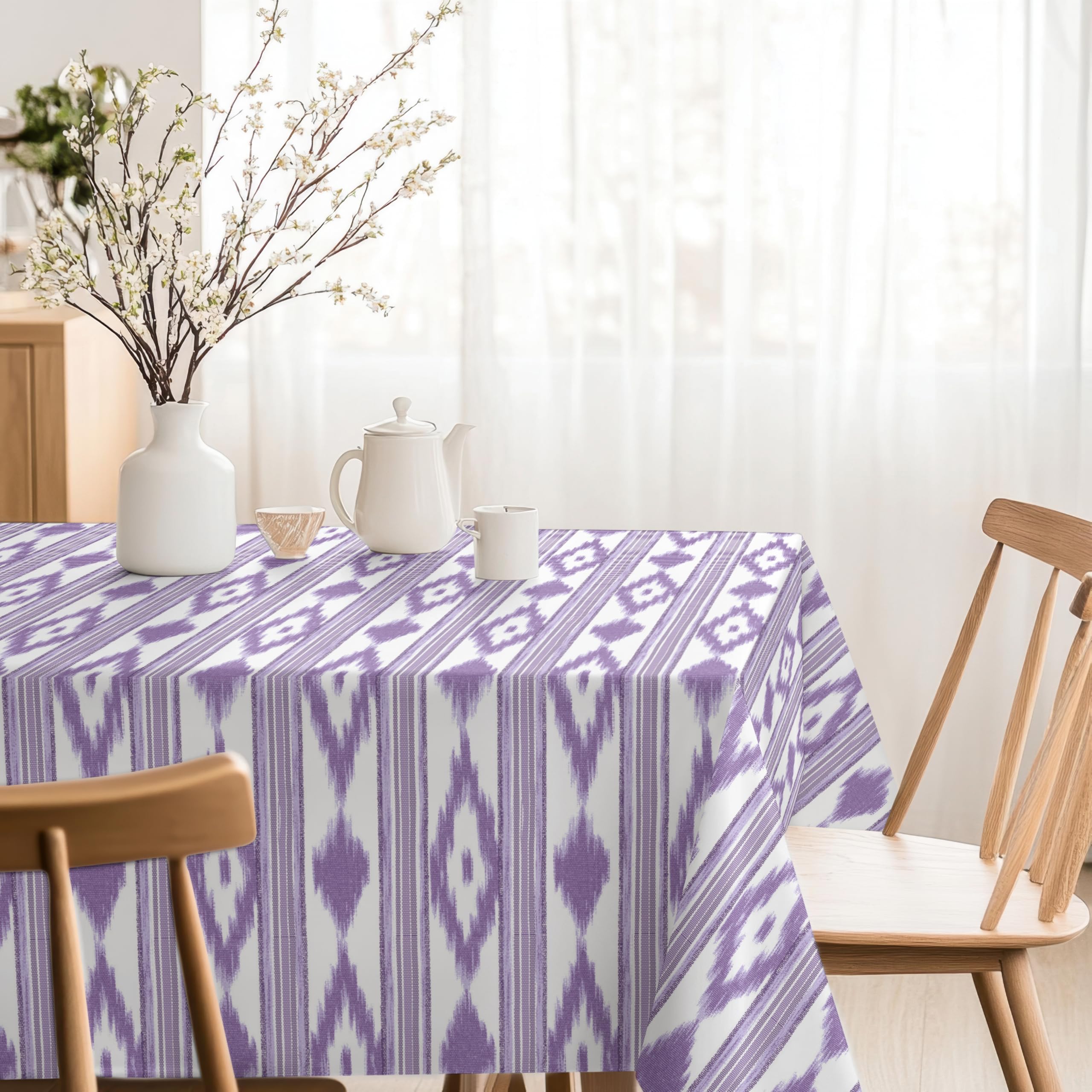 Martina Home Resin Tablecloth Islands Lilac 250 x 140 cm