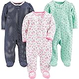 Simple Joys by Carter's Girls' 3-Pack Sleep and Play