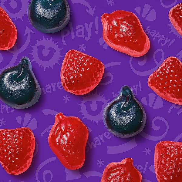 FUNABLES FRUITY SNACKS, MIXED BERRY FLAVORED SNACKS, 32 OZ 40 CT