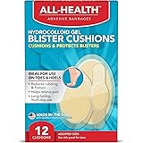 All Health All Health Extreme Hydrocolloid Gel Blister Cushion Bandages, Assorted Sizes Variety Pack, 12 ct | Long Lasting Pr