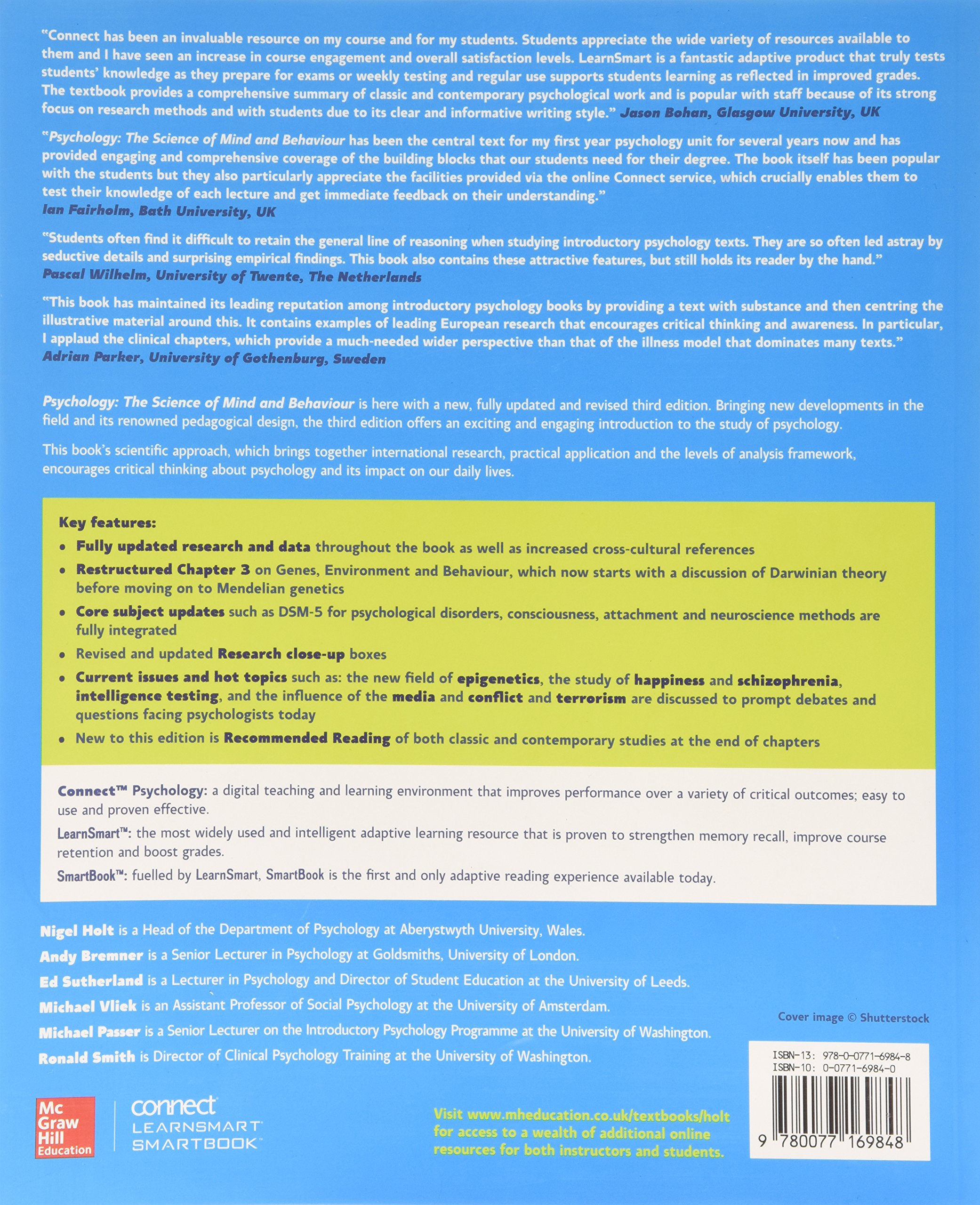 [- Psychology: The Science of Mind and Behaviour (UK Higher Education Psychology) -]