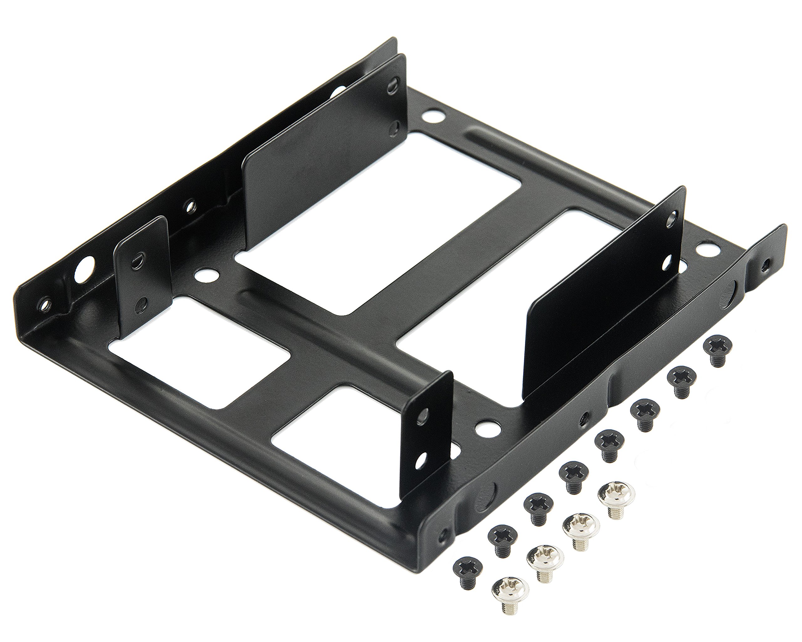 Poppstar HDD SSD mounting frame (assembly kit with HDD SSD bracket for internal 2.5" hard disks and screw sets)