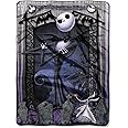Disney's Nightmare Before Christmas, "Jack’s Graveyard" Micro Raschel Throw Blanket, 46" x 60", Multi Color