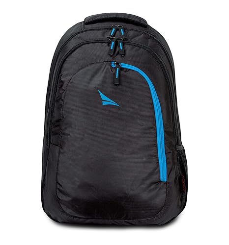 Lunars Tourister 33L Casual Backpack - College|School Bag (Black-Blue)