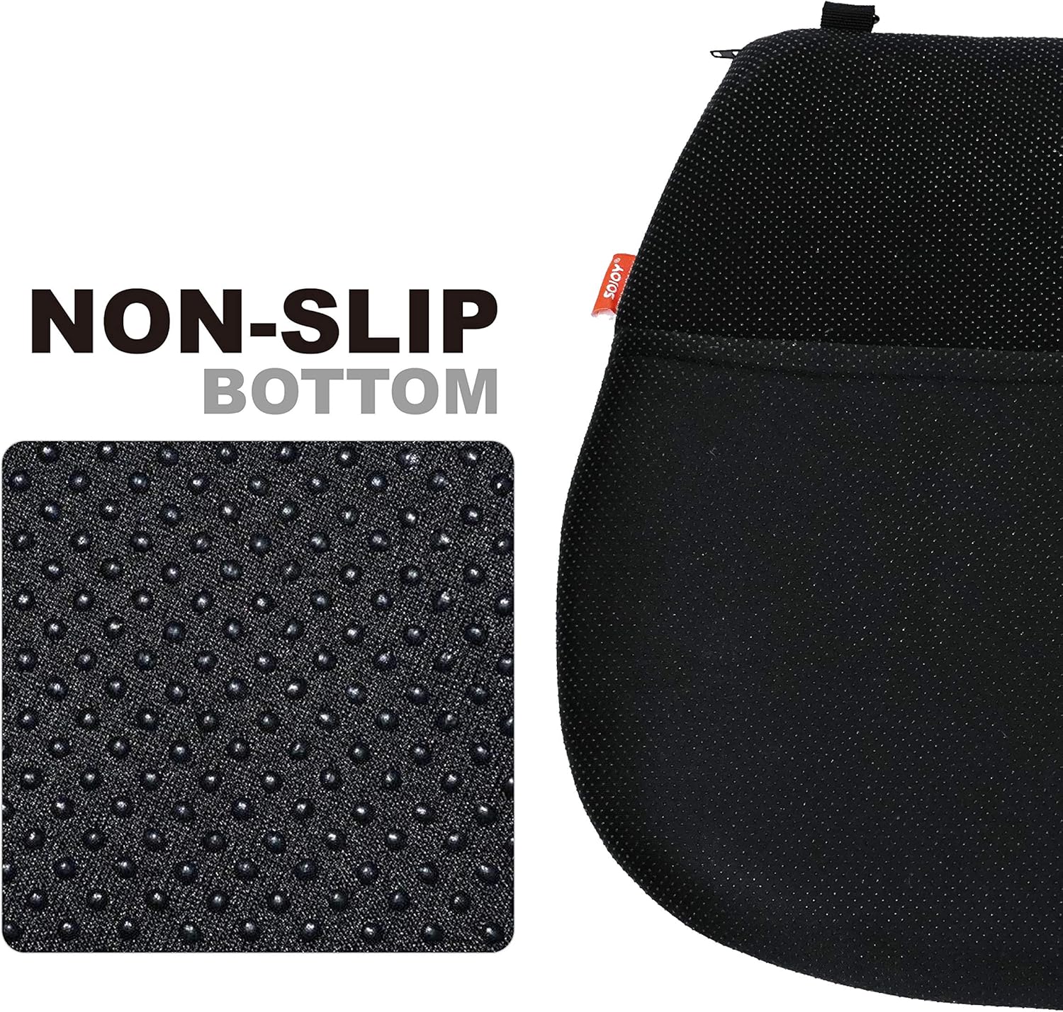 iHealthComfort Gel Advanced Memory Foam Bottom Non-Slip Universal Seat Cushion BHO-GC017: Home & Kitchen