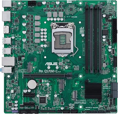 ASUS Pro Q570M-C/CSM mATX Motherboard LGA1200 10th/11th Gen Intel vPro PCIe 4.0