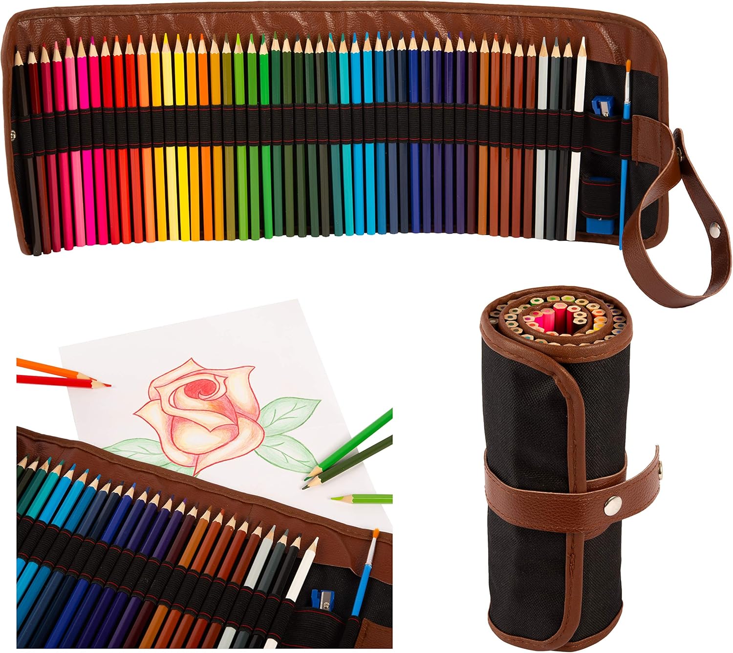 NEU - Aquarell Buntstifte Set - 48 neue strahlende Farben - mit