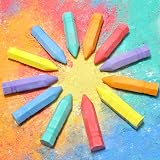 Joyin 24 Pcs Cone Shaped Non-Toxic Washable Sidewalk Chalk Set view 5