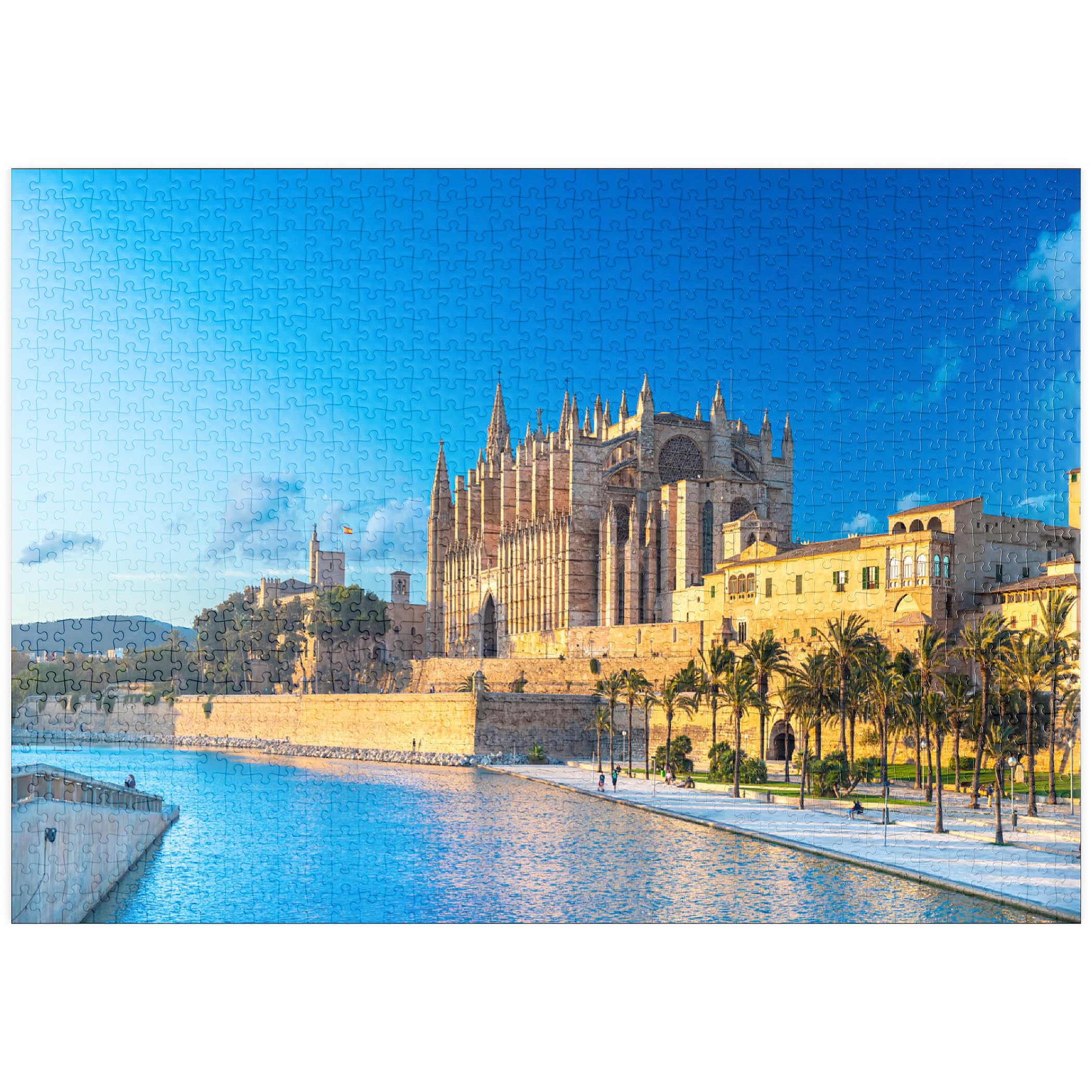 Panoramic View Of Palma De Mallorca, Mallorca Balearic Islands, Spain - Premium 1000 pieces Puzzle - MyPuzzle special collection from Puzzle Galaxy