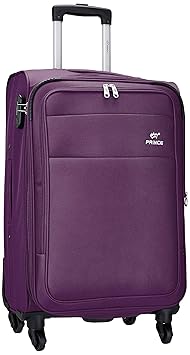 Princeware Bonn Polyester 78 cms Purple Softsided Check-in Luggage (6734 -PP)