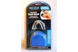 CUSTOM FIT Anti Snoring Mouth Guard with Case."Boil and Bite".