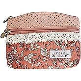 YHmyok Coin Purse for Women Cute Small Wallets Change Purse Coin Pouch (orange pink)