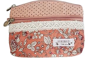 YHmyok Coin Purse for Women Cute Small Wallets Change Purse Coin Pouch (orange pink)