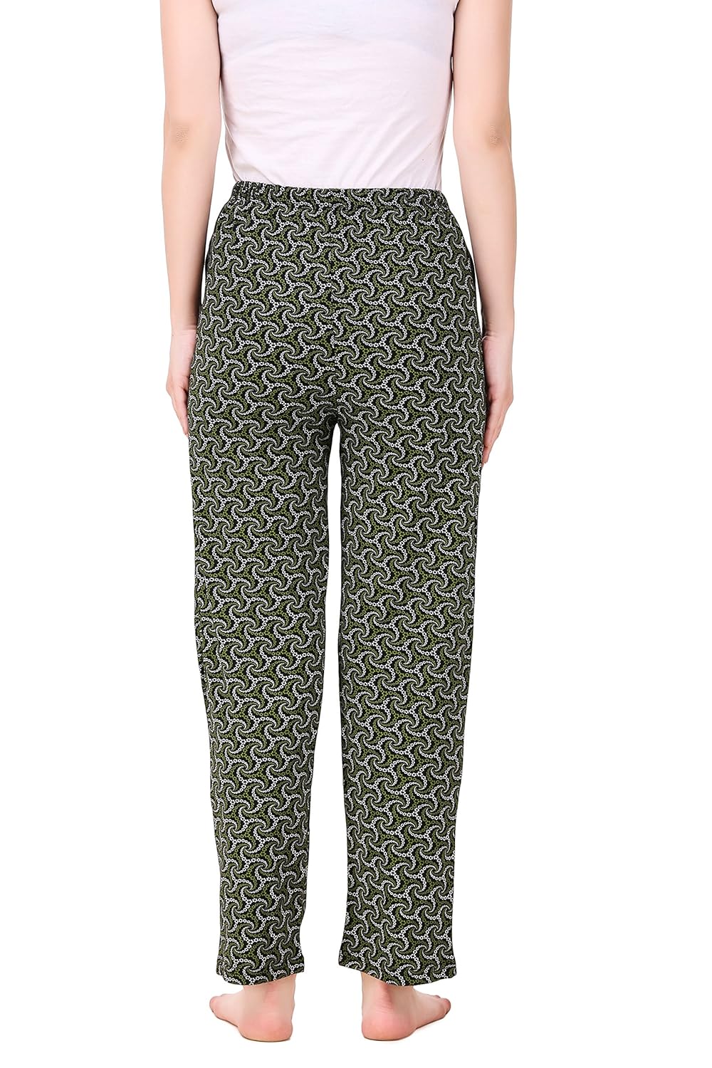 masha women's cotton printed multicolor pyjama