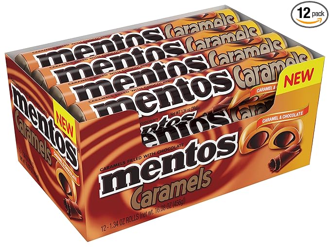 Amazon.com : MENTOS CANDY ROLL, CARAMEL 