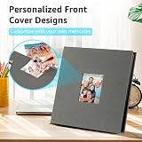 DazSpirit 6x4 Inch Photo Album 600 Photos Linen Cover 10x15 Slip-In Pockets view 3