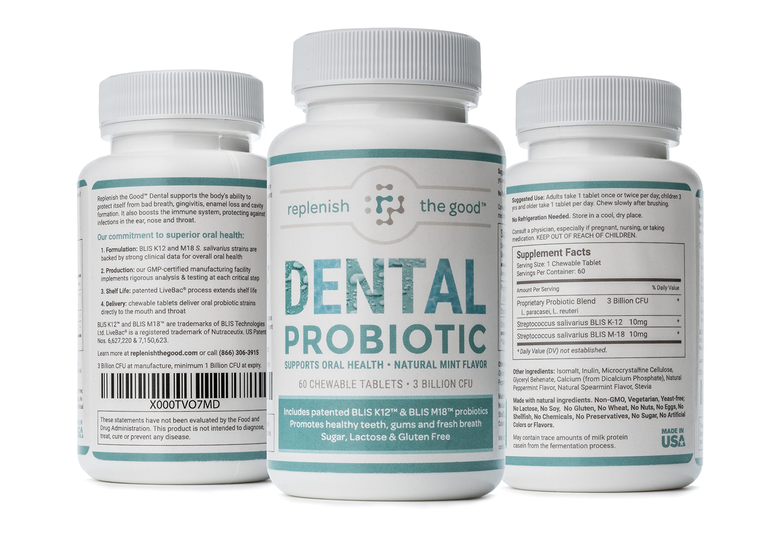 Galleon Dental Probiotic 60Day Supply. Oral Probiotics For Bad