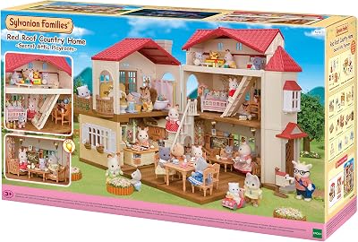 Sylvanian Families 5716 Red Roof Country Home Secret Attic Playroom Dollhouse