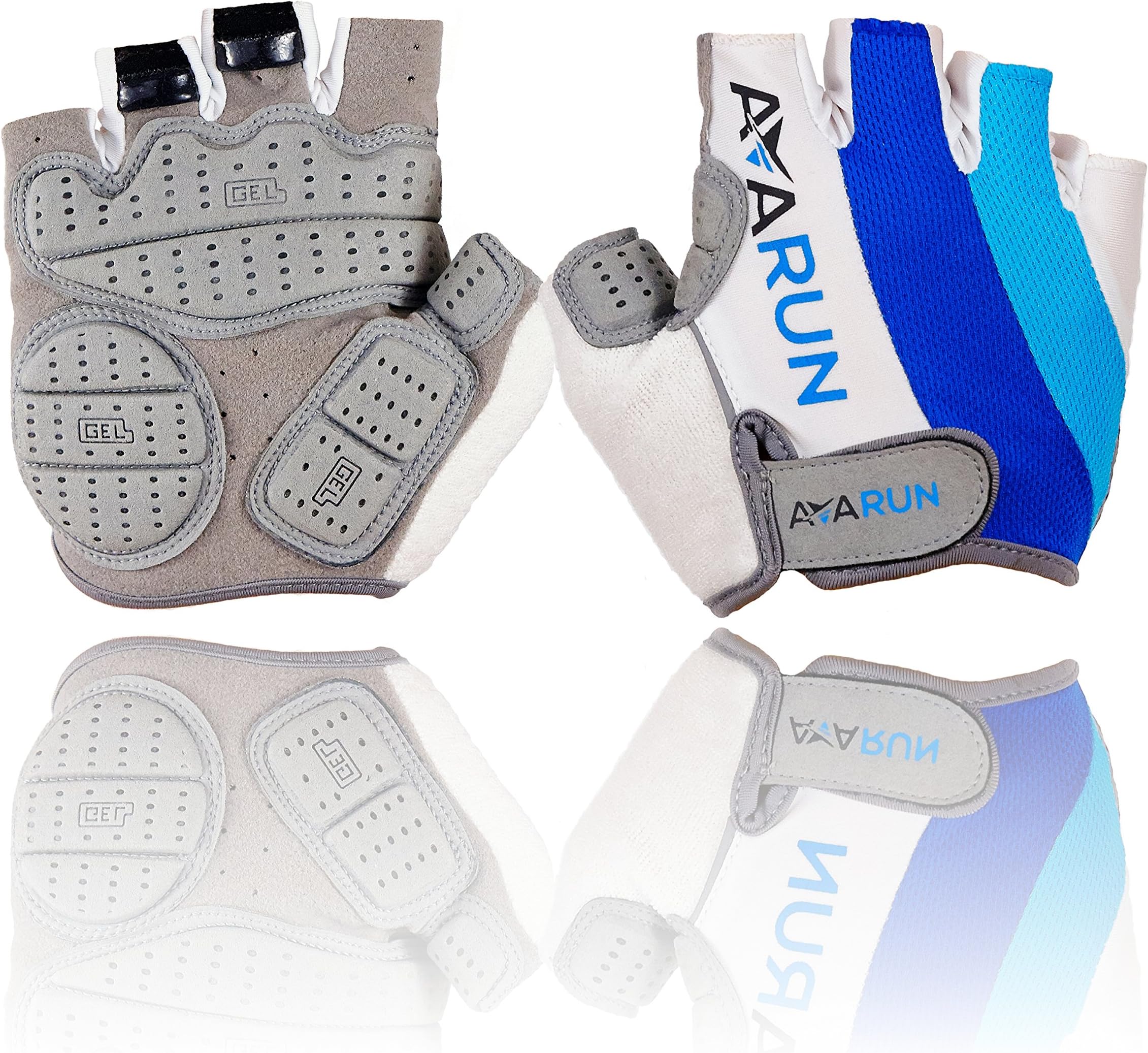 Bike Gloves with resistant GEL PADS for mountain biking, cycling and riding / FREE BONUS: 3 E-BOOKS/ for Men and Women by AVARUN