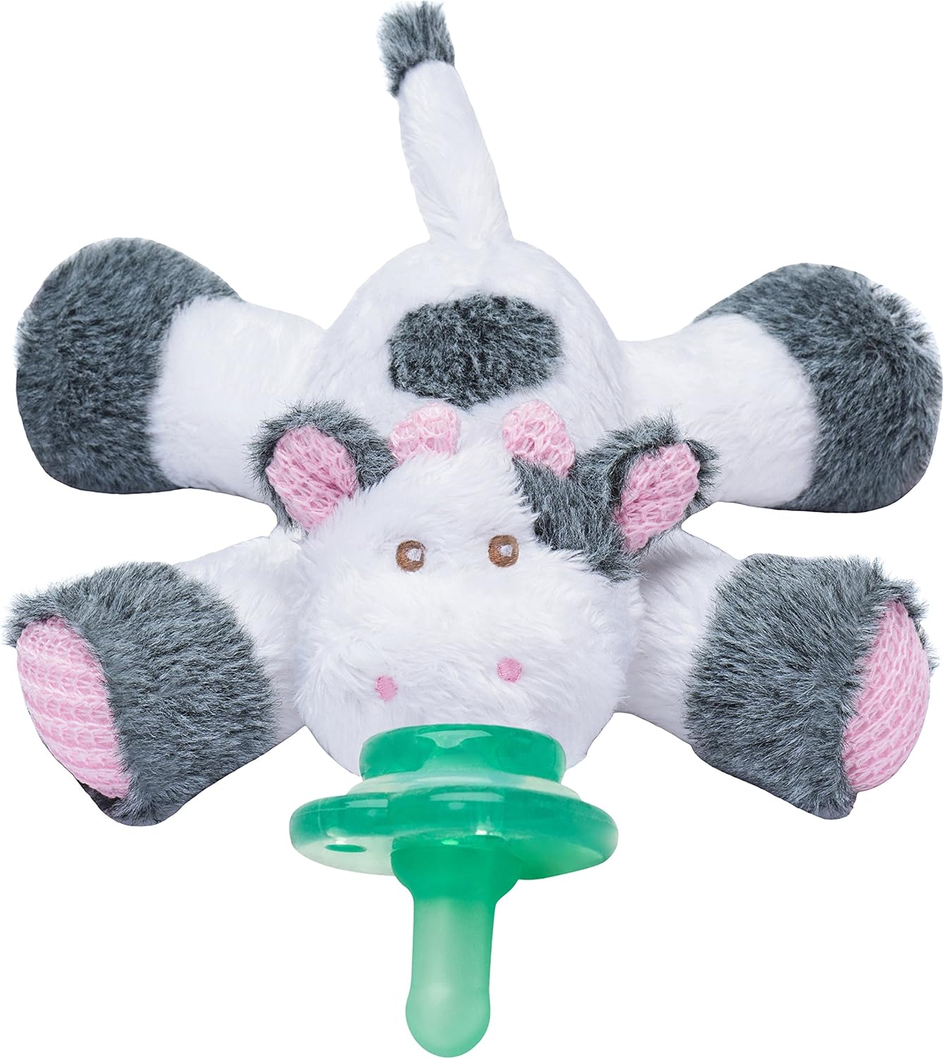 Nookums PaciPlushies Buddies Dummy Holder Adapts to Name Brand