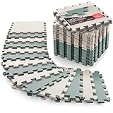 bemaxx Gym Mats Set - 18 pcs EVA Interlocking Foam