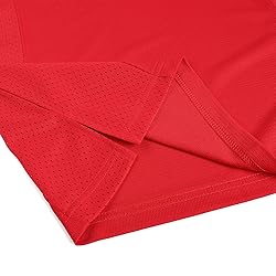 Pullonsy Red Bulk Football Jerseys for Men Women
