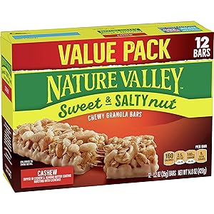 Nature Valley Granola Bars Sweet & Salty Nut, Cashew, 12 ct, 14.8 oz