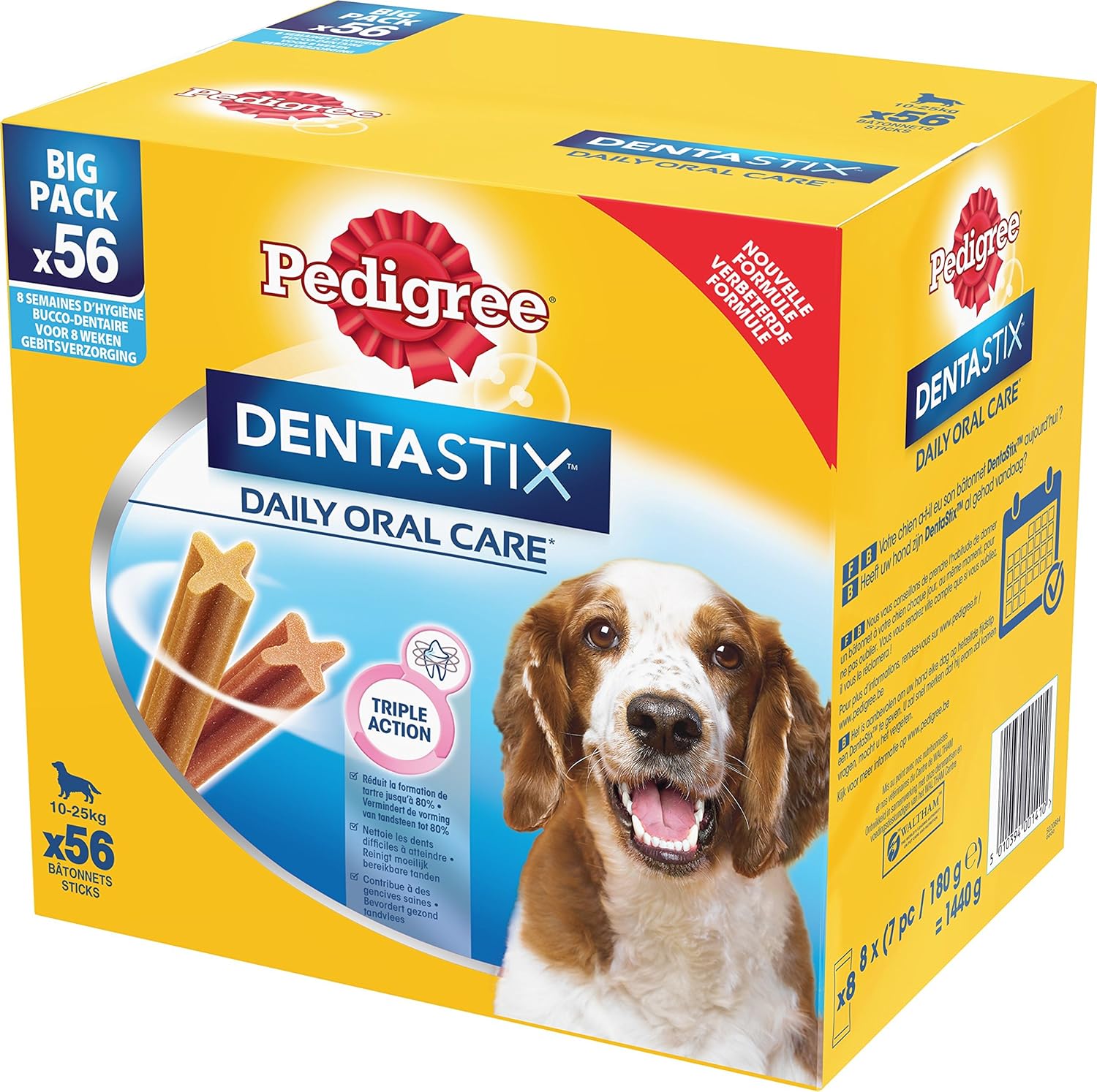56 stk pkg pedigree dentastix hunde kau sticks nutztiere viehhaltung questpark com ua