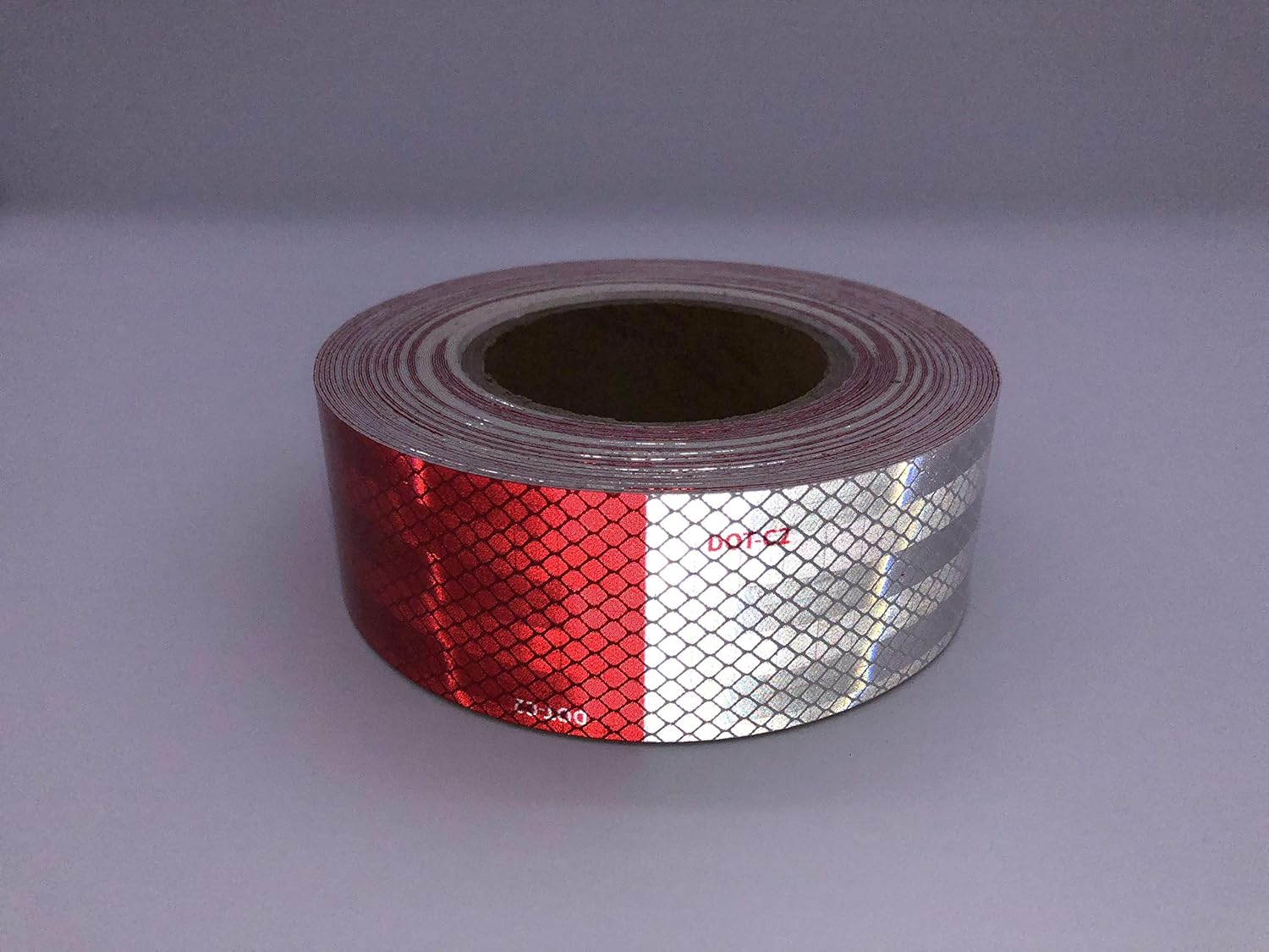 Dot-C2 Red/White Reflective Safety Tape,Conspicuity Tape,2 Inch x 75 Ft - for Vehicles,Trailers,Boats,Signs: Home Improvement