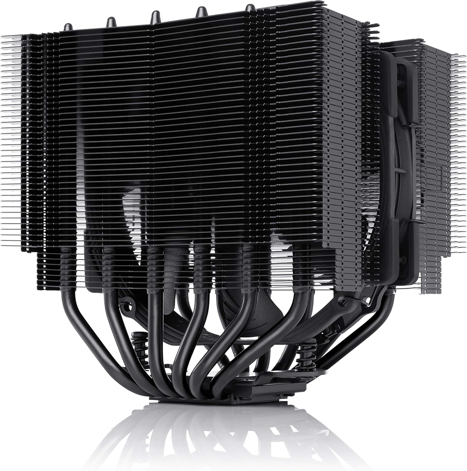 Noctua NH-D15S chromax.black, Premium Dual-Tower CPU Cooler with NF-A15 PWM 140mm Fan (Black)