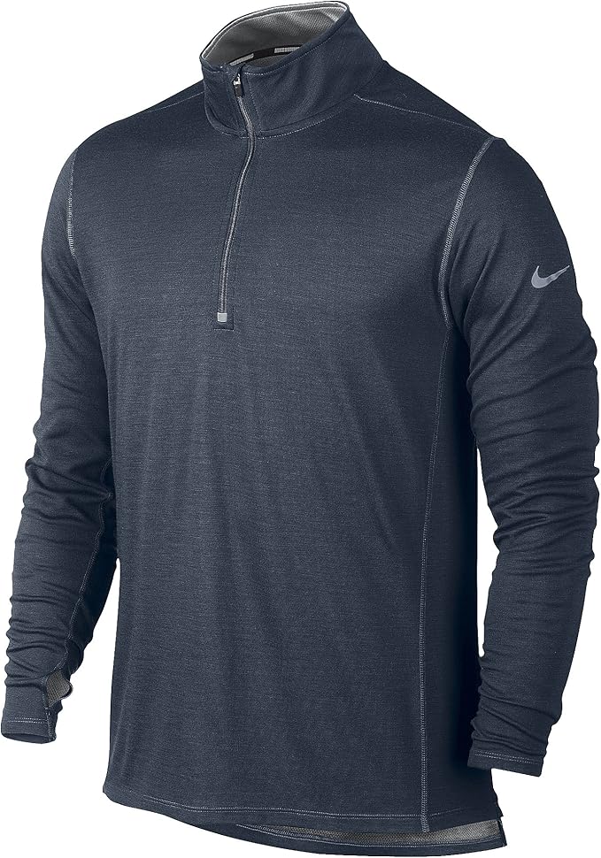 nike half zip core long sleeve running top mens