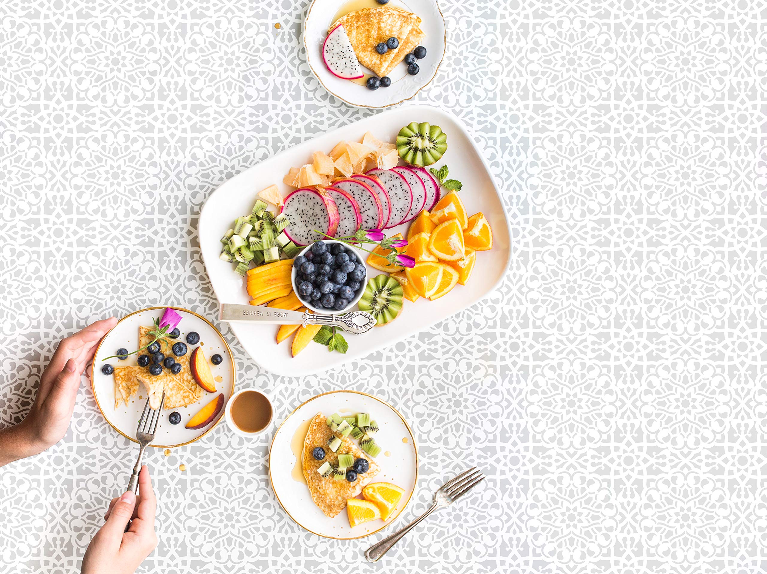 Buy Zahara Moroccan Stencils for Painting Bohemian Decor Modern Tile