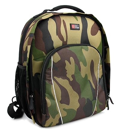 DURAGADGET Schwarzer Rucksack Regenschutz und verstellbaren Trennwänden - kompatibel für Ihren WowWee 5821 MiP Balancierrobot