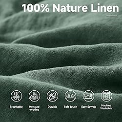 Simple&Opulence 100% Nature Pure Linen Fabric 78
