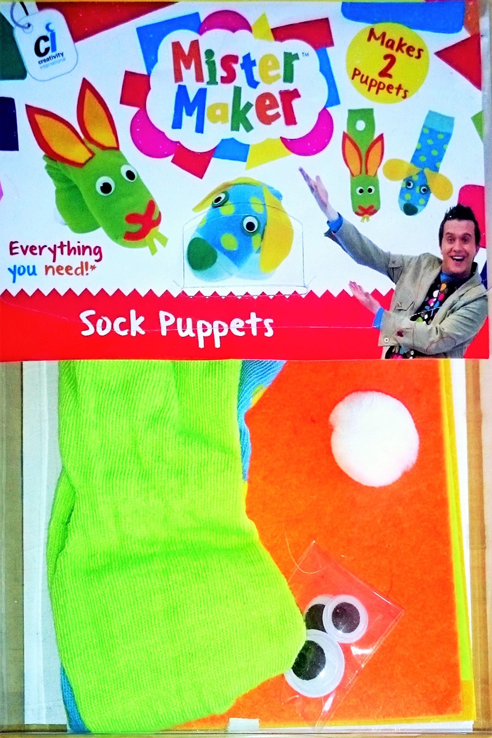 Mister Maker Sock Puppets