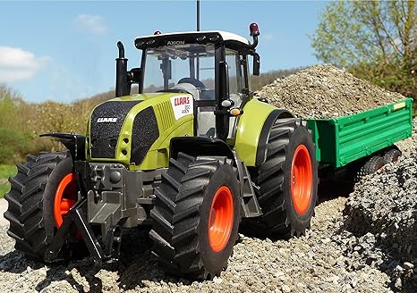 WIM-SHOP RC Traktor CLAAS Axion 870 + Anhänger in XL Länge 72cm Ferngesteuert