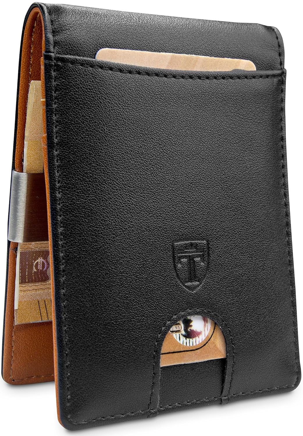 TRAVANDO ® Cartera con Pinza para Billetes SYDNEY Bloqueo RFID  Seguridad