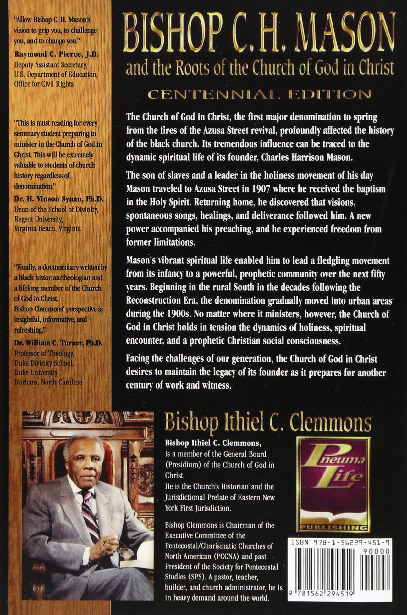 Bishop C. H. Mason and the Roots of the Church of God in Christ: Ithiel  Clemmons: 9781562294519: Amazon.com: Books