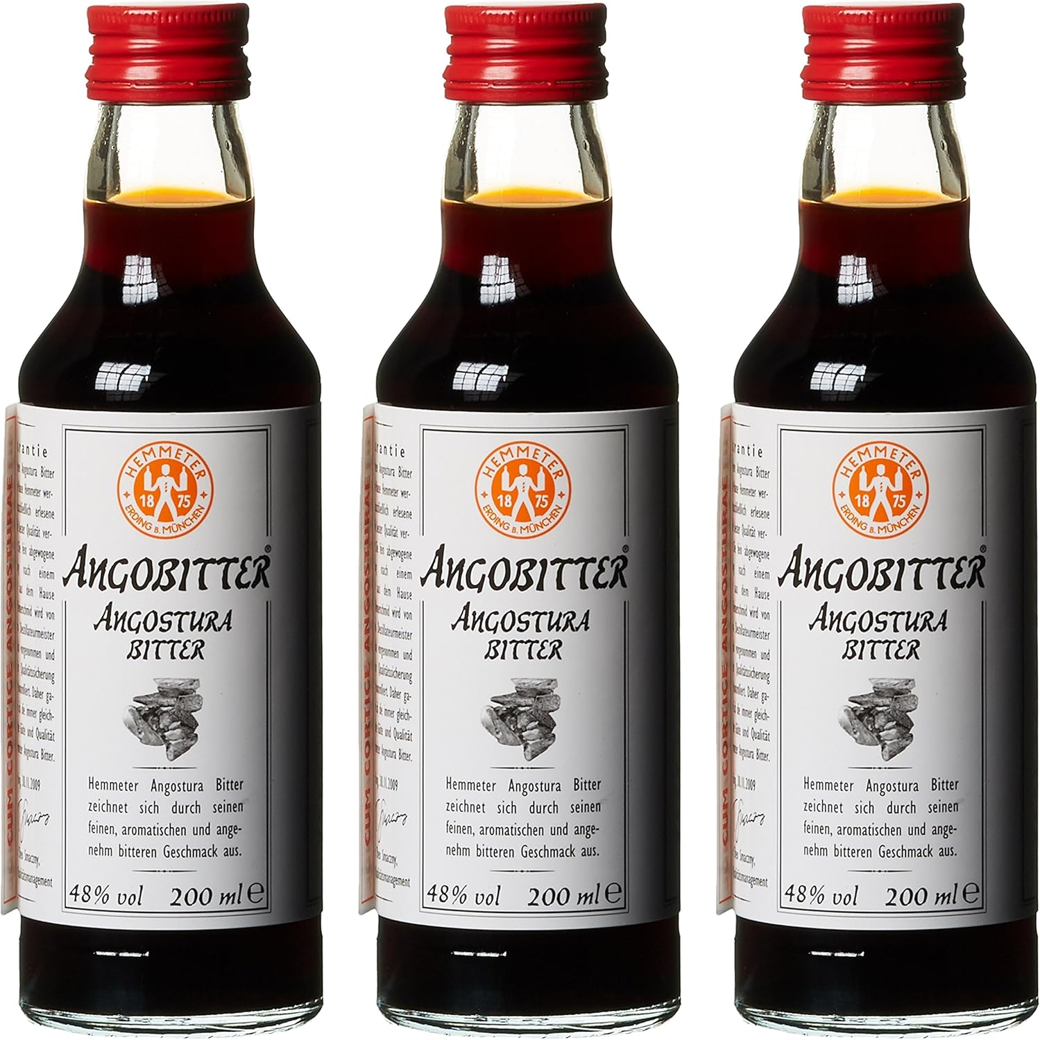 Angostura Bitter Hemmeter 48 Vol. (3 x 0.2 l) Amazon.de Bier, Wein