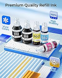 502 Ink T502 for Epson 502 Ink Refill Bottles for
