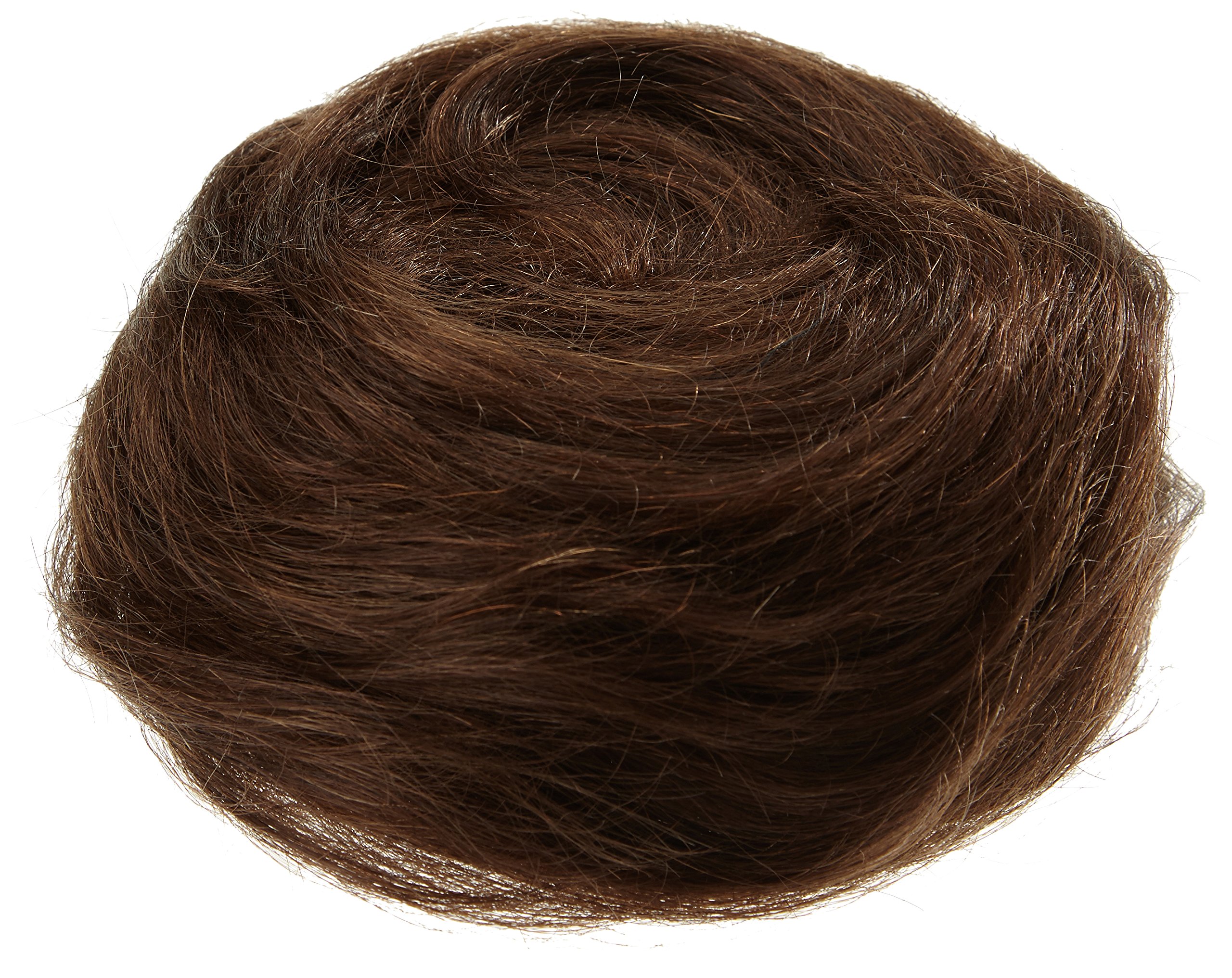 American Dream Small Size Human Hair Bun, Mixed Dark Brown Number 2