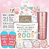 21st Birthday Gifts for Her Women 21 Year Old Birthday Gifts for Her Funny Gift Ideas for 21 Years Old Female Unique Happy 21st Bday Decorations Must Haves for Girl Cool Best 21 Year Olds Accessories